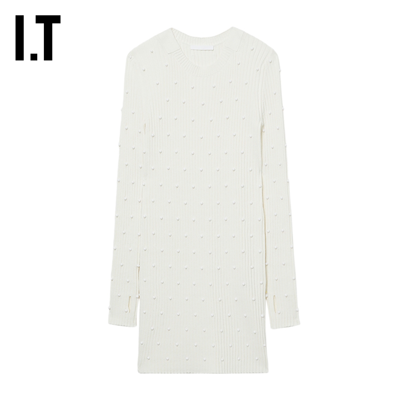 ITHELMUTLANG长袖针织连衣裙