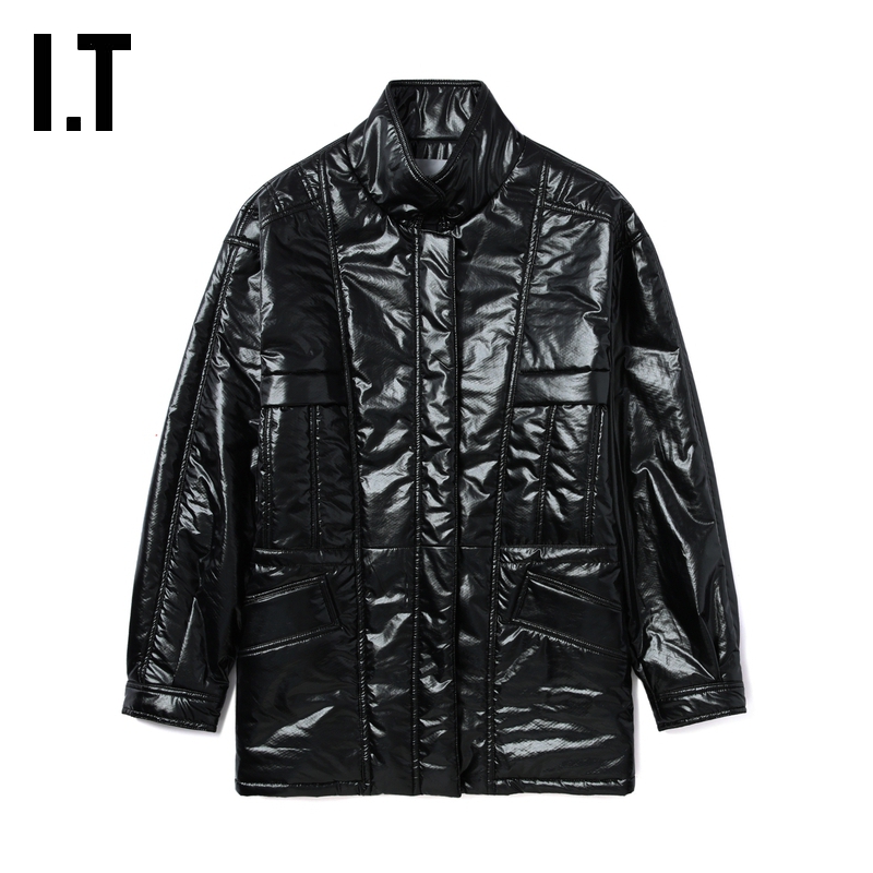 ITLOWCLASSIC亮面立领夹克