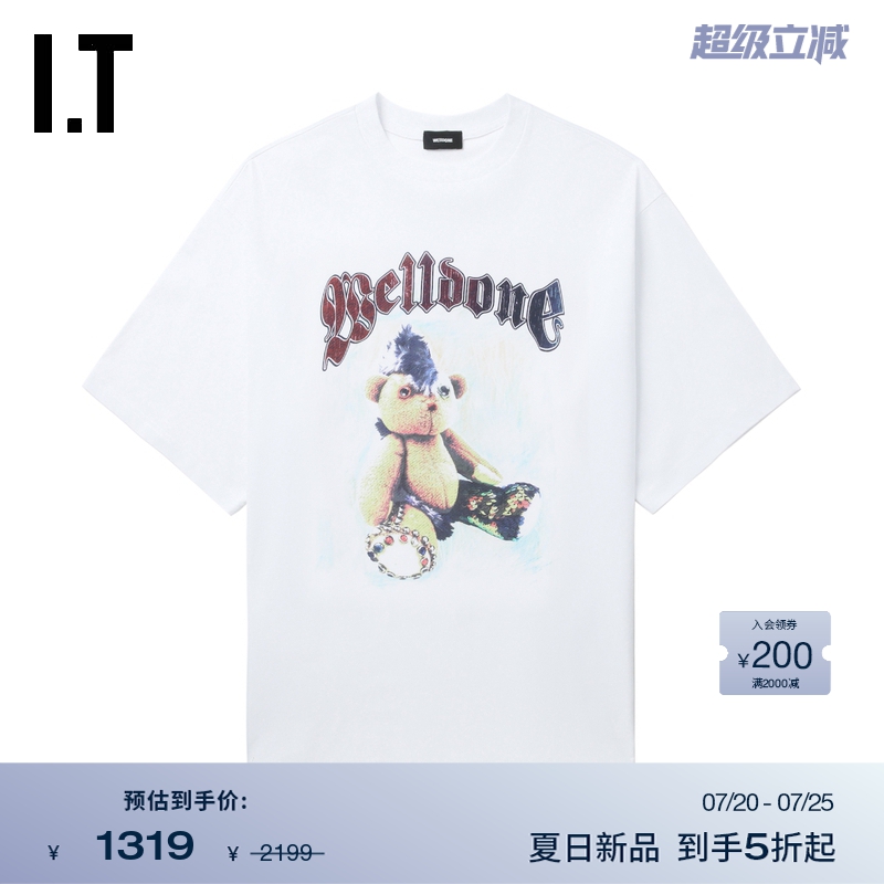 ITWe11Done廓形落肩T恤