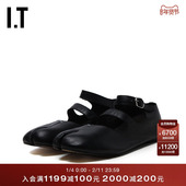 复古文艺饰袢带单鞋 09PR013O 分趾皮鞋 新款 Maison Margiela女款