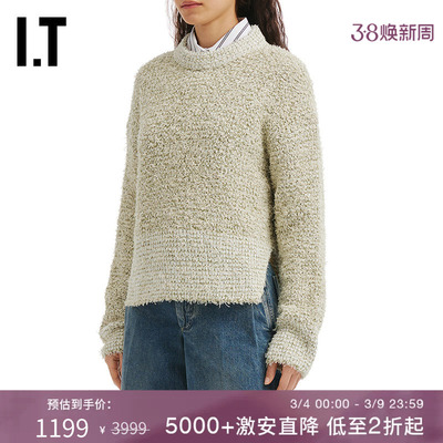 ITCLOSED圆领针织衫随性质感