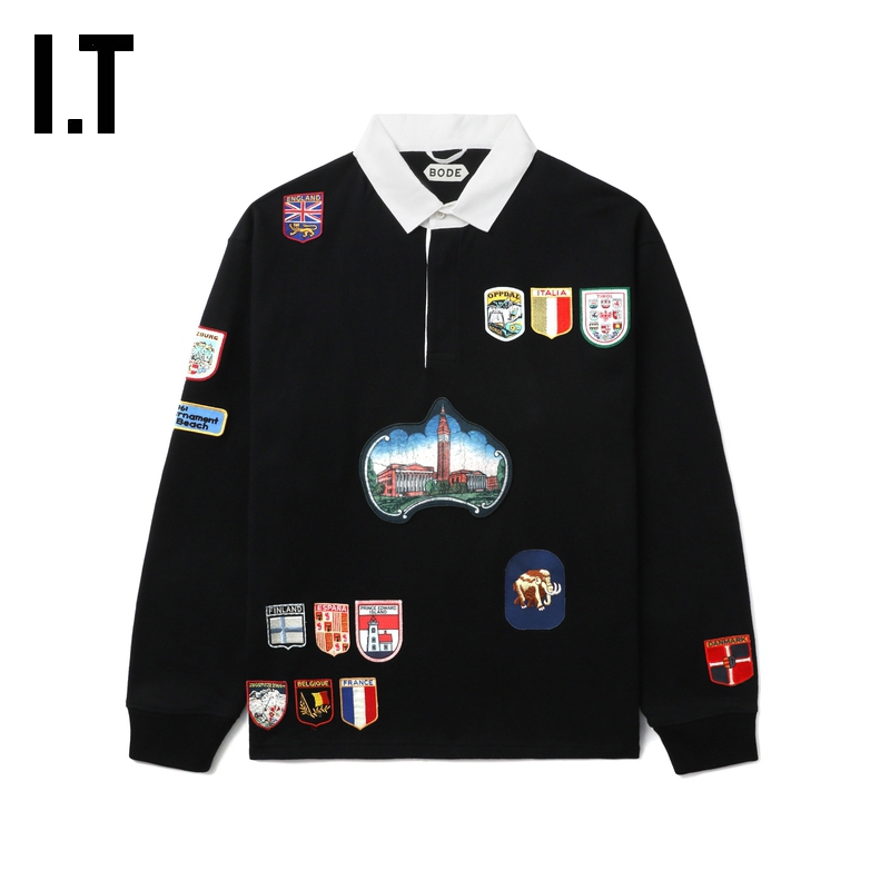 ITBODEpolo领卫衣时髦复古