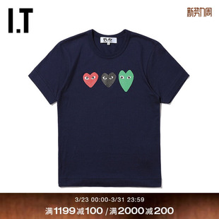 GARÇONS PLAY女装 短袖 新品 des T恤2019秋季 爱心印花18 COMME