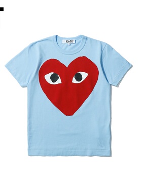 IT CDG PLAY COMME des GARCONS川久保玲秋女装圆领短袖T恤
