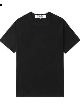 IT CDG PLAY COMME des GARCONS川久保玲情侣款合身纯色短袖T恤