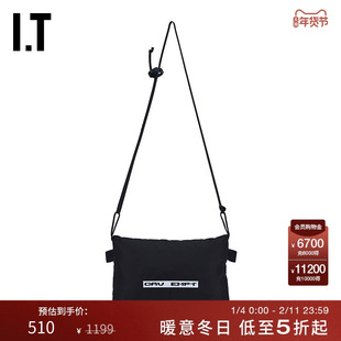 IT C.E男款单肩包斜挎包新款潮流日常款拉链小包挎包S28G08MP