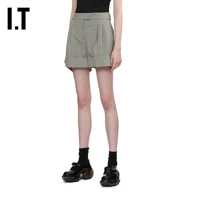 ITrag&bone卷边短裤阔腿裤