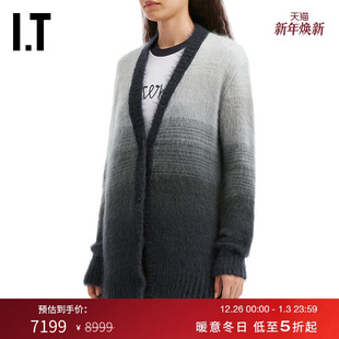 渐变色针织开衫 OFF 毛衣外套 新款 WHITE ABLOH™女装 VIRGIL