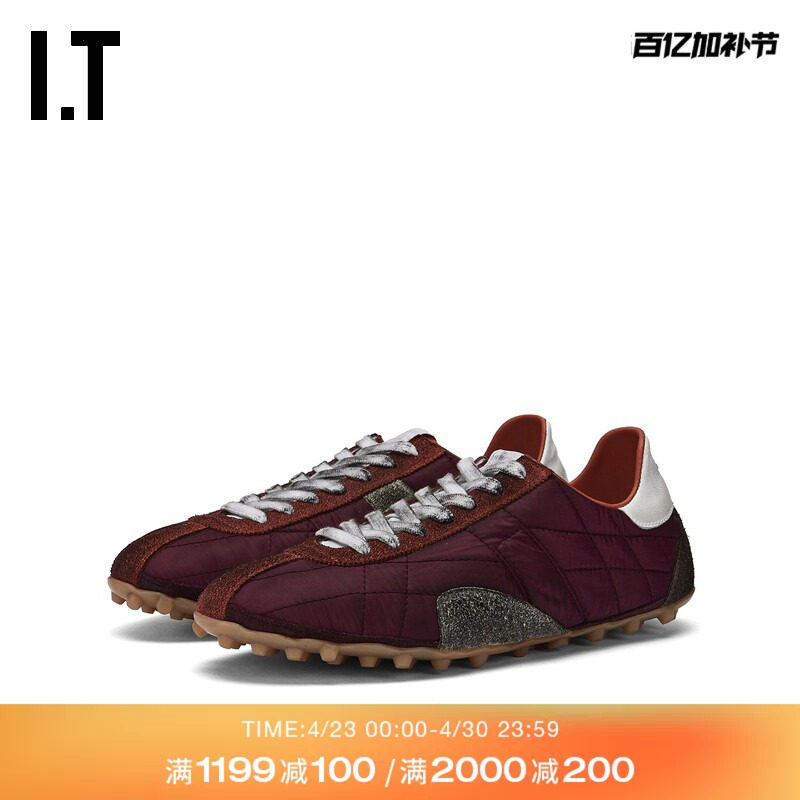 IT Maison Margiela女款系带运动鞋新款绗缝拼接休闲鞋72P7058P