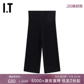 针织短裤 ADAMO女装 新品 时髦紧身罗纹打底裤 0273X 五分裤 ANDREA