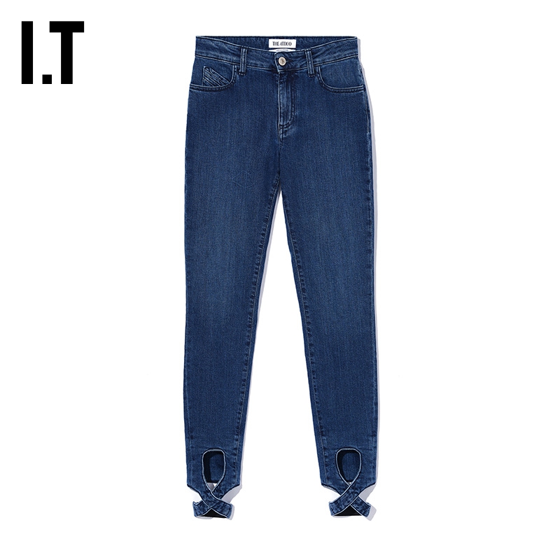 ITTHEATTICO可踩脚牛仔裤