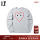 CDG GARCONS女装 PLAY COMME des 圆领长袖 T恤爱心LOGO印花69XD