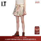 ZIMMERMANN女装 复古优雅花鸟图案装 阔腿裤 短裤 新款 饰花裤 子