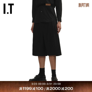 des GARCONS 中裤 CDG 阔腿裤 COMME BLACK情侣百慕大短裤 HOMME