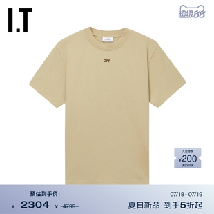 VIRGIL T恤新款 簡(jiǎn)約休閑風(fēng) 圓領(lǐng)短袖 WHITE OFF ABLOH?男裝