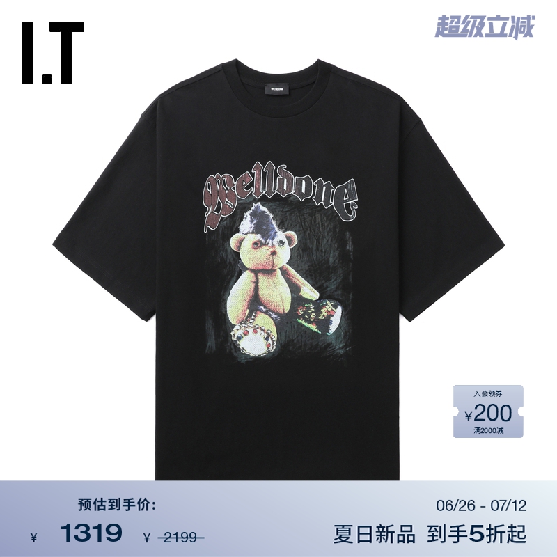 ITWe11Done廓形落肩T恤