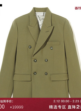 IT VTMNTS女装翻领西装夹克干练气场纯色双排扣正肩西服外套A640K