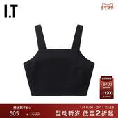 LVIR女装 短款 吊带上衣新款 简约时尚 合身纯色露脐背心2TP006XM