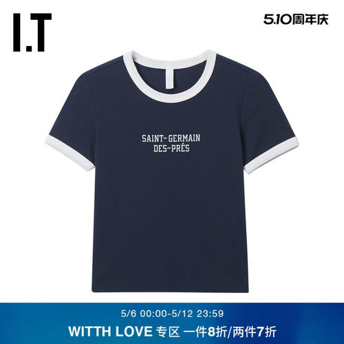 ITWITTHLOVE圆领短袖T恤