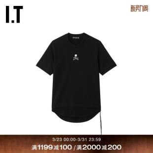 叠层短袖 JAPAN男装 T恤新款 潮酷个性 假两件拼接半袖 mastermind