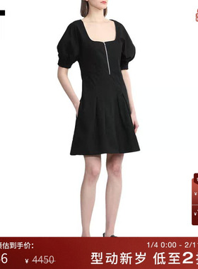 IT Proenza Schouler女装泡泡袖连衣裙新品时尚大气方领裙装2230X