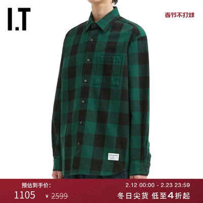 ITuniformexperiment格纹衬衫