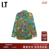 CDG 几何裁布拼接彩色衬衫 COMME GARCONS PLUS男装 des HOMME