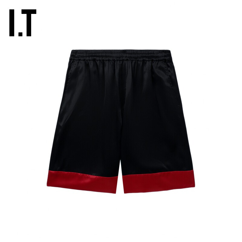 IT OFF-WHITE™男装拼色运动短裤阔腿裤MCB0EDMM