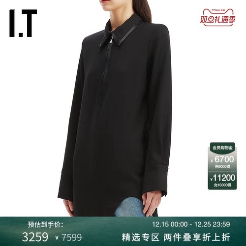 ITTHEATTICO长袖连衣裙