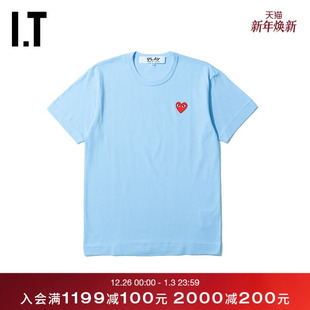 COMME des GARCONS川久保玲 圆领短袖 PLAY 秋男装 T恤 CDG