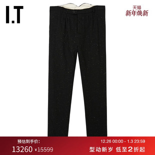 西装 裤 长裤 复古时髦小直筒裤 DAWSON情侣款 新款 BAGROUMN ELENA