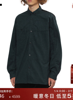 IT JUNYA WATANABE男装长袖衬衫新款复古日潮格纹拼接上衣PB009MP