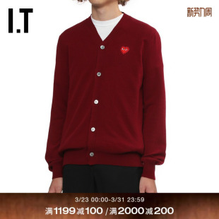 COMME PLAY des GARCONS川久保玲情侣款 多色羊毛针织开衫 CDG