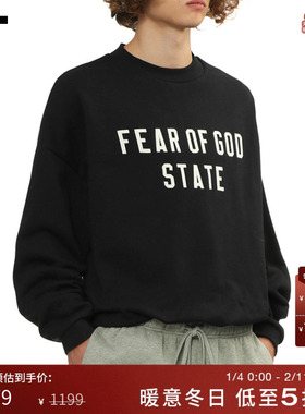 IT ESSENTIALS男装圆领卫衣新款潮流街头风宽松套头上衣256550MP