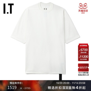 DRKSHDW男装 潮流随性宽松纯色半袖 中长款 T恤新款 274RIGMO 短袖