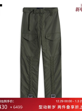 IT Simone Rocha女装直筒长裤新品摩登帅气饰腰带休闲裤406702XK