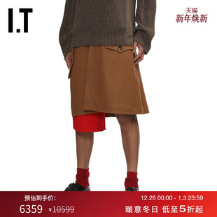 des GARCONS HOMME 解构感叠层拼接短裤 COMME PLUS男装 CDG