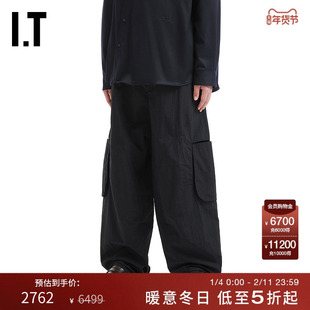 IT JACQUEMUS男装阔腿裤长裤新款时尚帅气宽松工装裤休闲裤546645