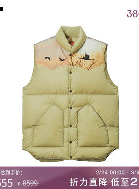 IT NEEDLES男装两面穿羽绒马甲新款时尚质感羽绒背心外搭RW4315MP