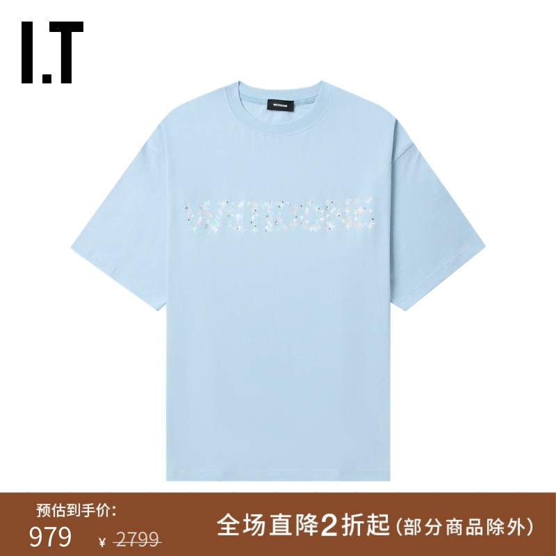 ITWe11Done宽松落肩T恤