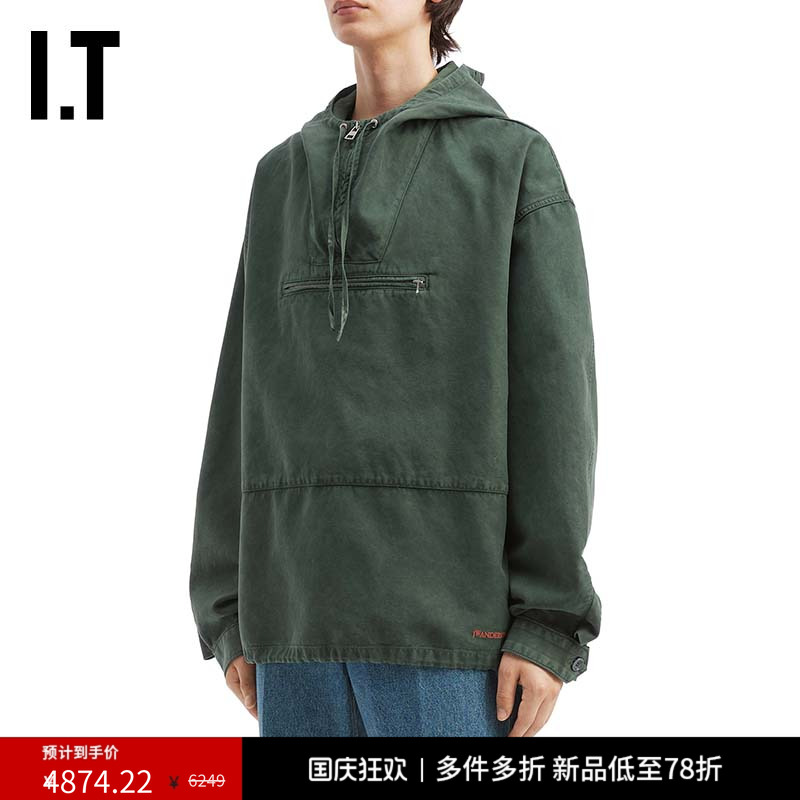 ITJWAnderson半拉链连帽上衣
