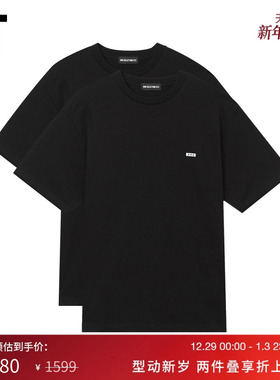 IT GOD SELECTION XXX男装T恤套组新款休闲日常两件套装25TT01MO