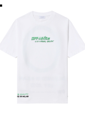 IT OFF-WHITE c/o VIRGIL ABLOH™男装人物印花圆领短袖T恤新款