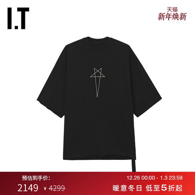 ITDRKSHDW廓形落肩T恤