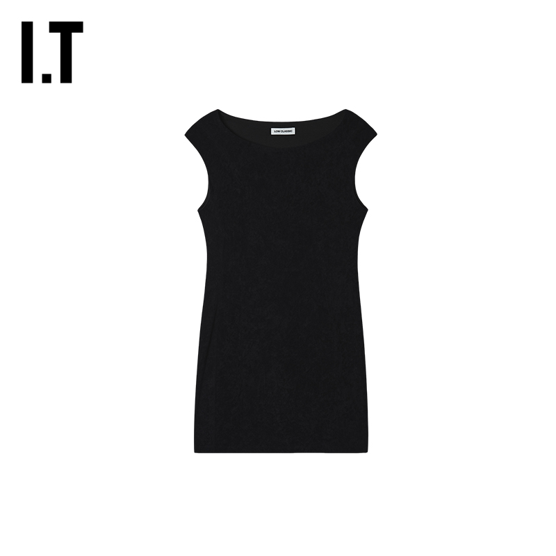 ITLOWCLASSIC圆领无袖连衣裙