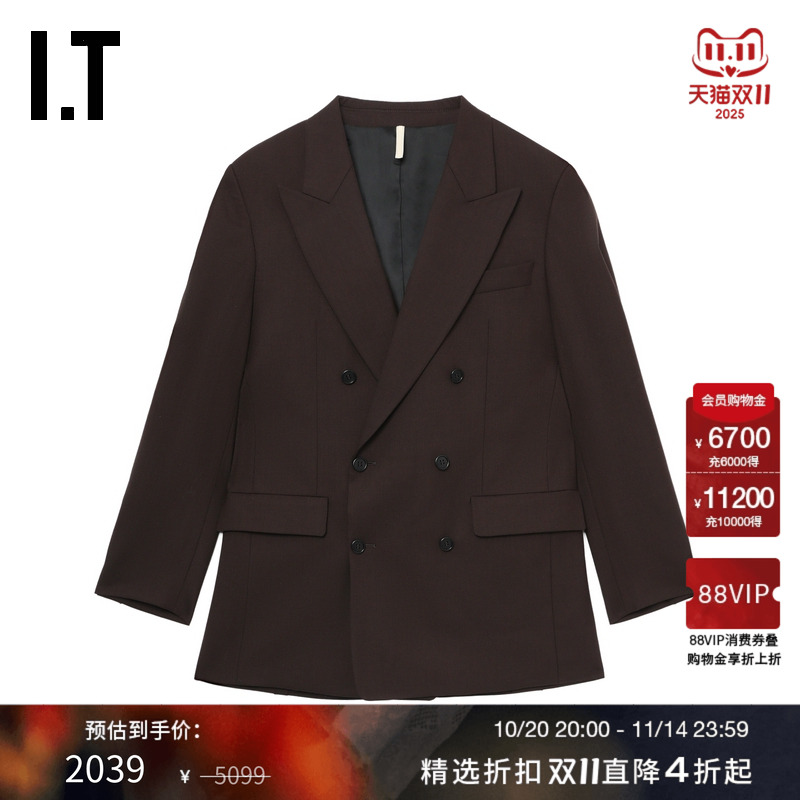 ITSUNFLOWER翻领西装夹克