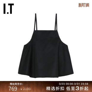 简约性感露脐吊带衫 廓形吊带背心新款 130208XM 日本ENFÖLD女装