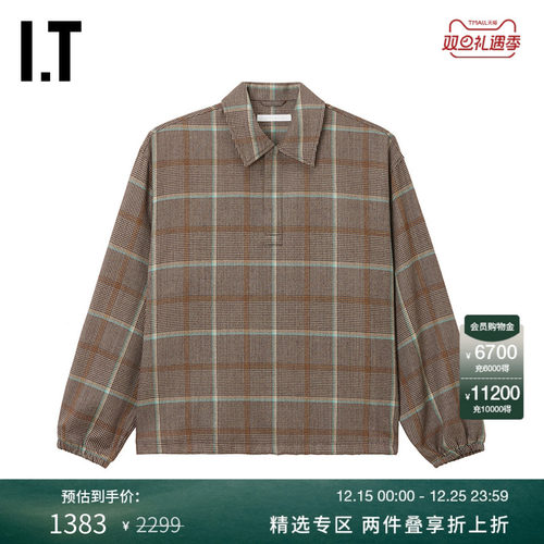 ITSOPH.SOPHNET.格纹长袖上衣