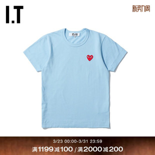 COMME des GARCONS川久保玲 圆领短袖 PLAY 秋女装 T恤 CDG