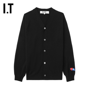 COMME PLAY CDG GARÇONS川久保玲男装 直排扣羊毛针织开衫 des
